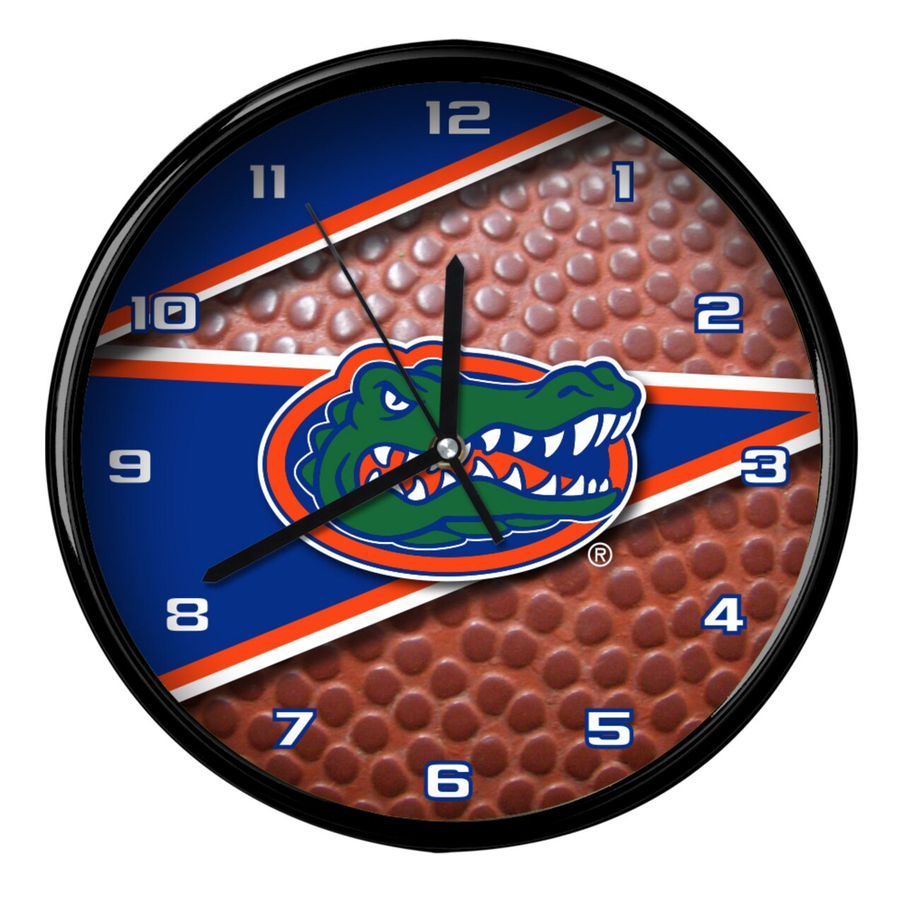 The Memory Company 11.5" Blue and Orange NCAA Florida Gators Wall Clock